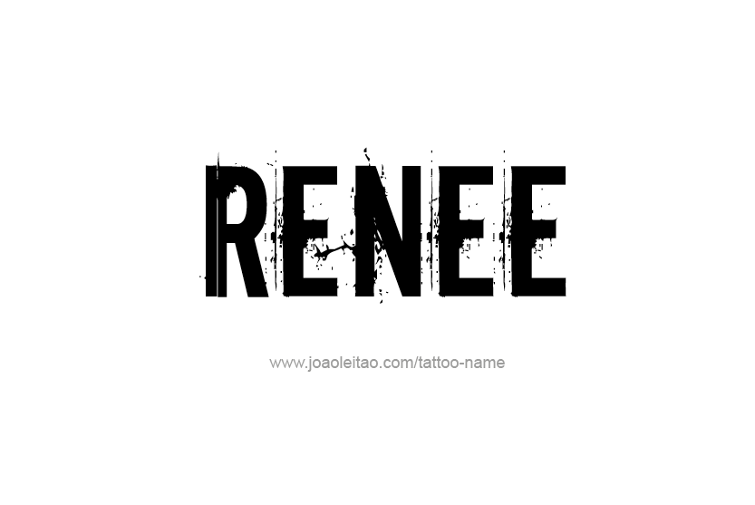 Tattoo Design Name Renee  