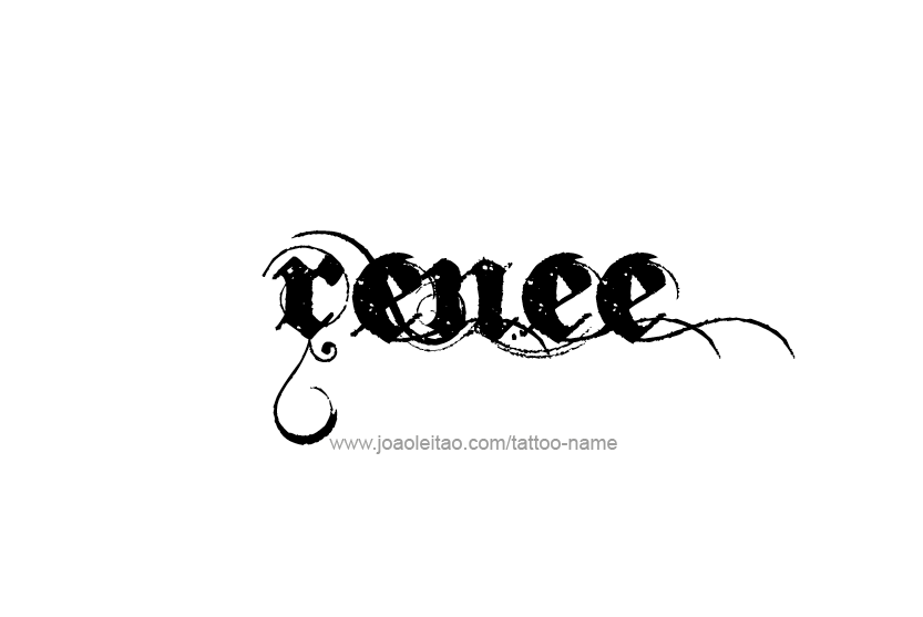 Tattoo Design Name Renee  