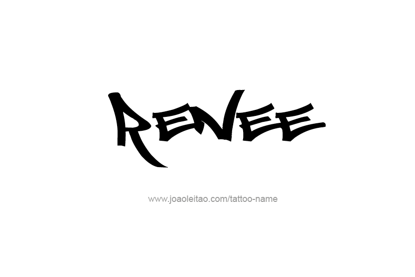 Tattoo Design Name Renee  