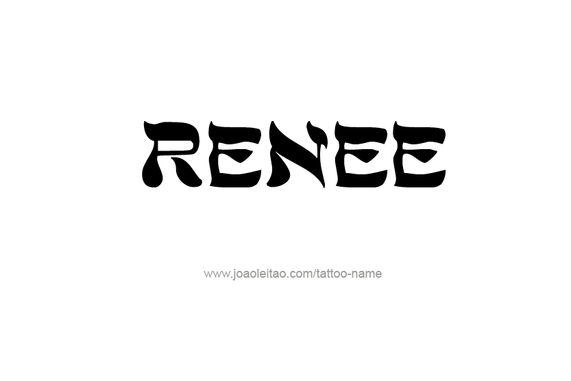 Tattoo Design Name Renee  