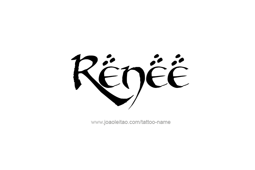 Tattoo Design Name Renee  
