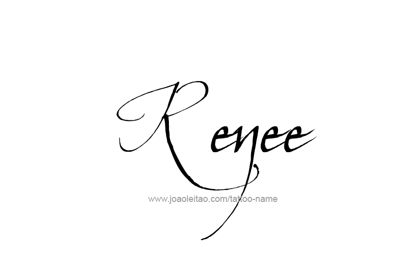 Tattoo Design Name Renee  