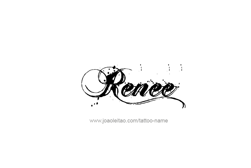 Tattoo Design Name Renee  