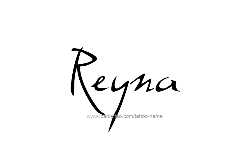 Tattoo Design Name Reyna  