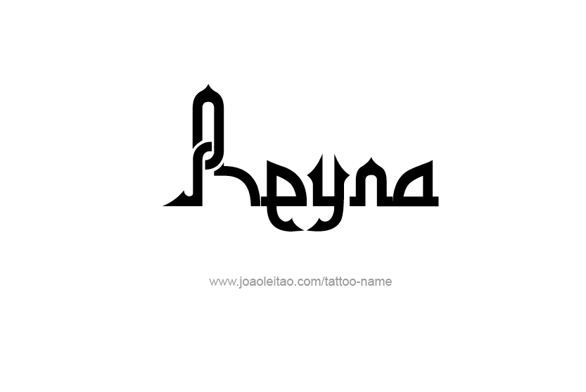 Tattoo Design Name Reyna  