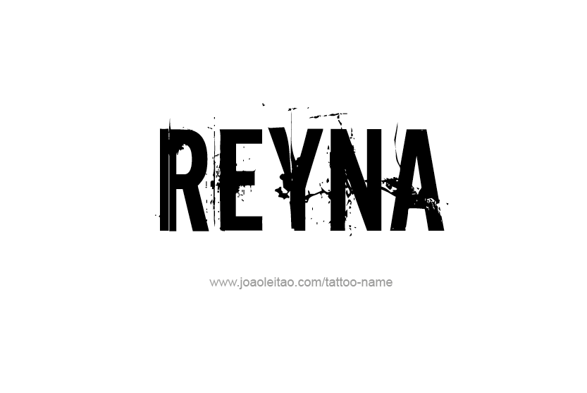 Tattoo Design Name Reyna  