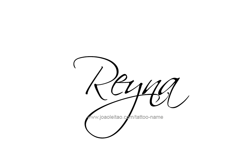 Tattoo Design Name Reyna  