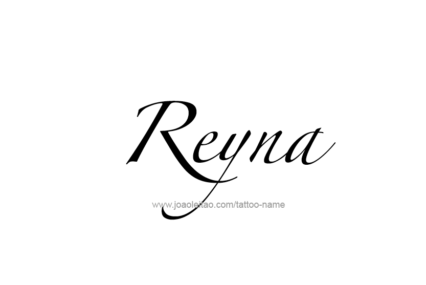 Tattoo Design Name Reyna  