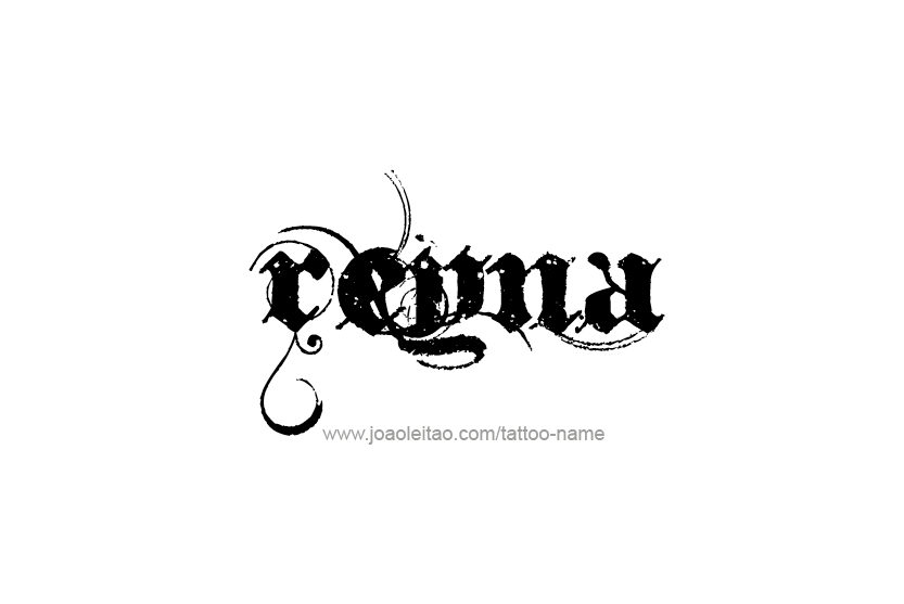 Tattoo Design Name Reyna  