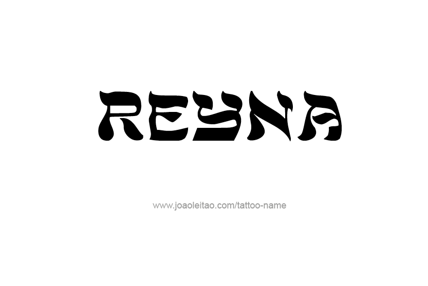 Tattoo Design Name Reyna  