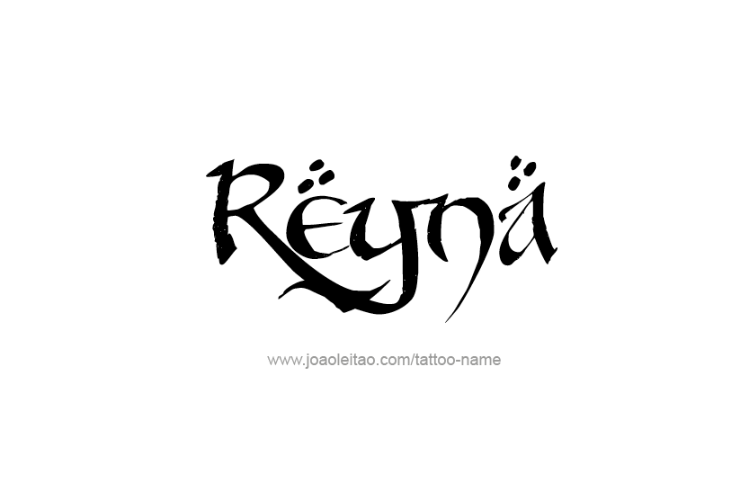 Tattoo Design Name Reyna  