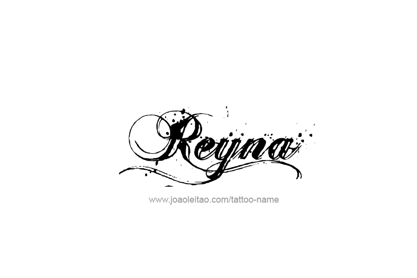 Tattoo Design Name Reyna  