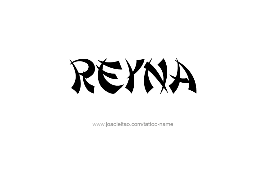 Tattoo Design Name Reyna