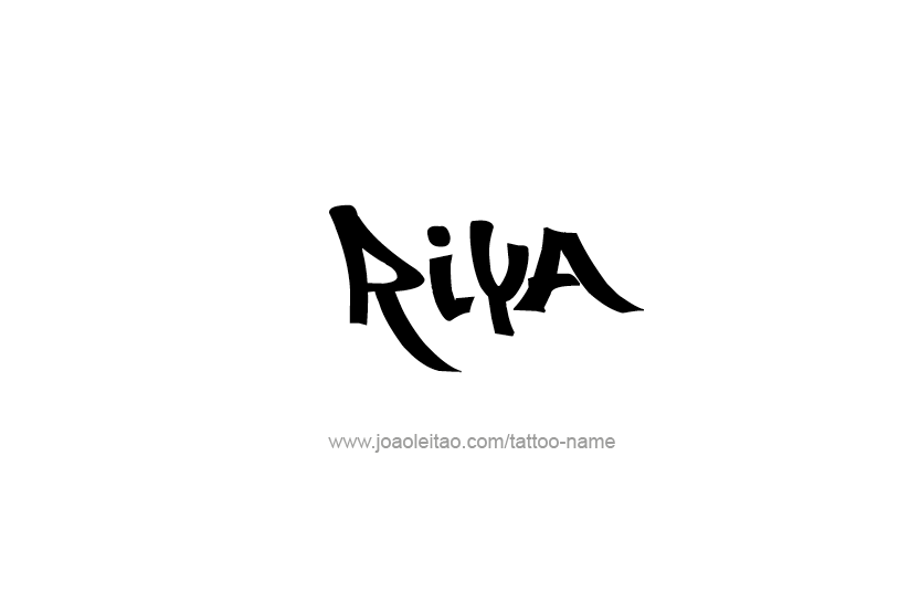 Tattoo Design Name Riya  