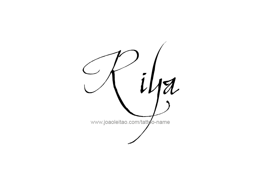 Tattoo Design Name Riya  