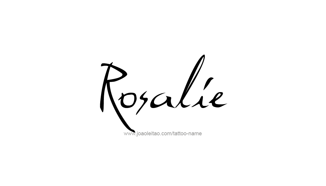 Tattoo Design Name Rosalie  