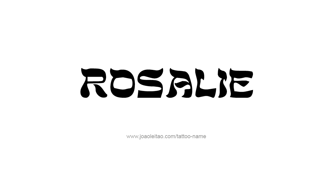 Tattoo Design Name Rosalie  