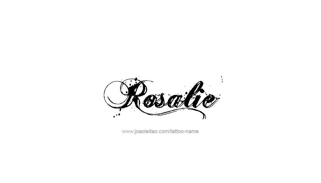 Tattoo Design Name Rosalie  