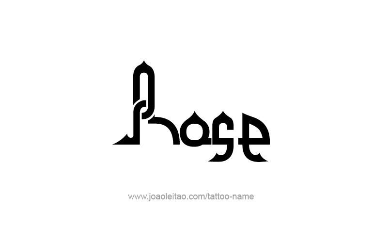 Tattoo Design Name Rose  