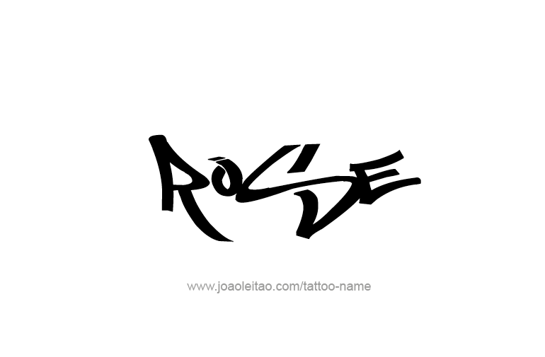 Tattoo Design Name Rose  