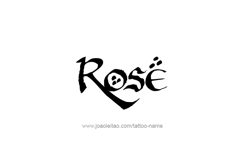 Tattoo Design Name Rose  