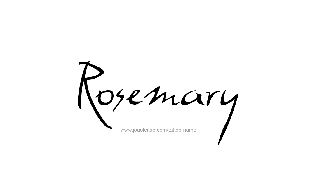 Tattoo Design Name Rosemary  