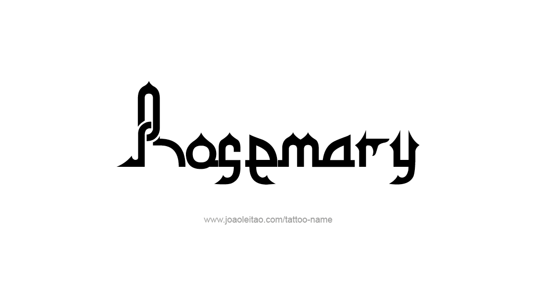 Tattoo Design Name Rosemary  