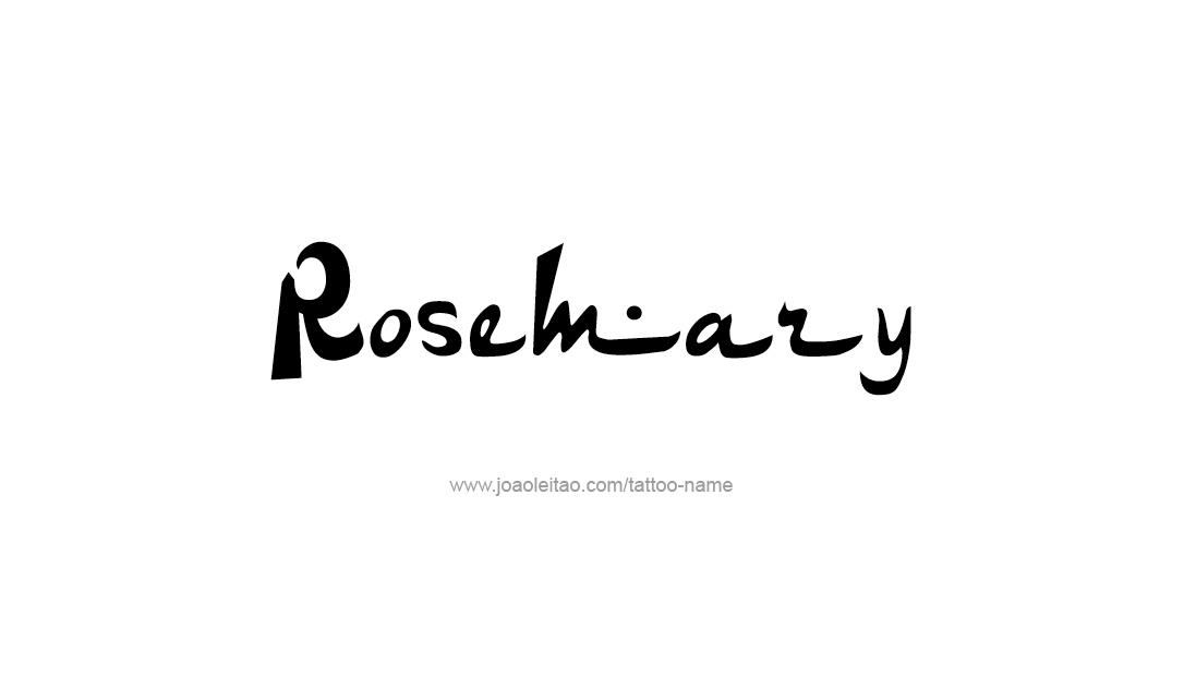 Tattoo Design Name Rosemary  