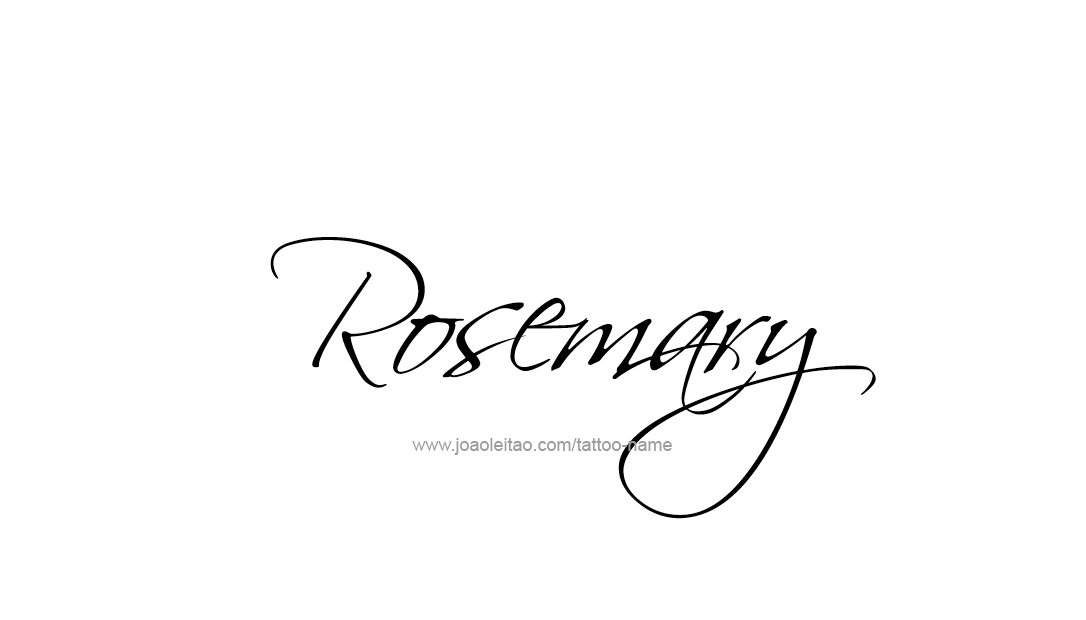 Tattoo Design Name Rosemary  