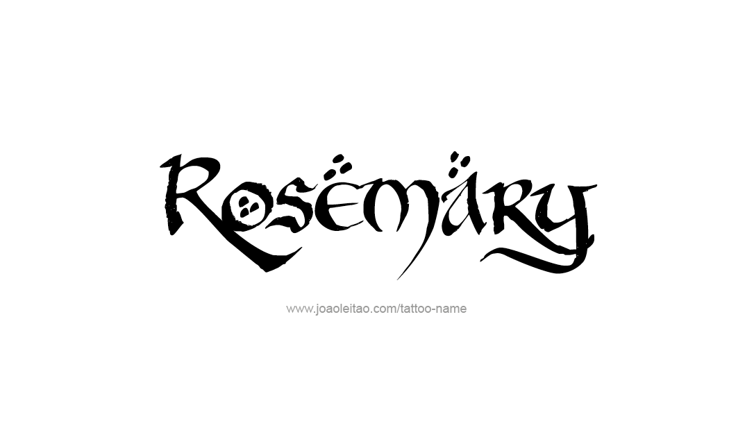 Tattoo Design Name Rosemary  