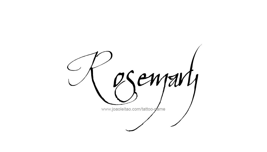 Tattoo Design Name Rosemary  