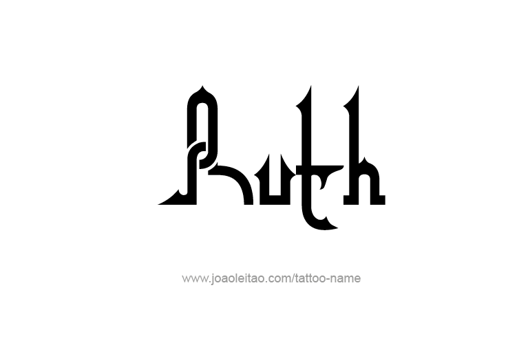 Tattoo Design Name Ruth  