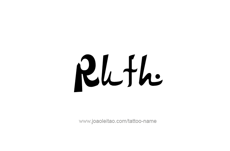 Tattoo Design Name Ruth  