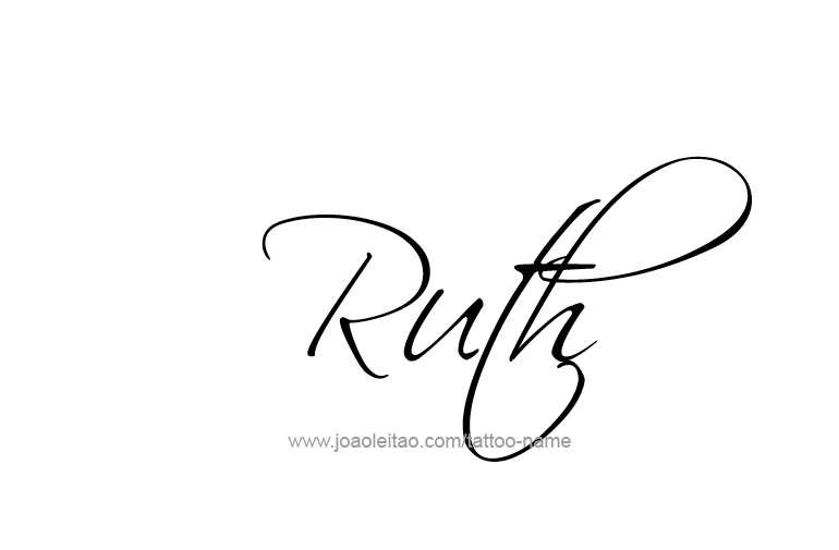 Tattoo Design Name Ruth  