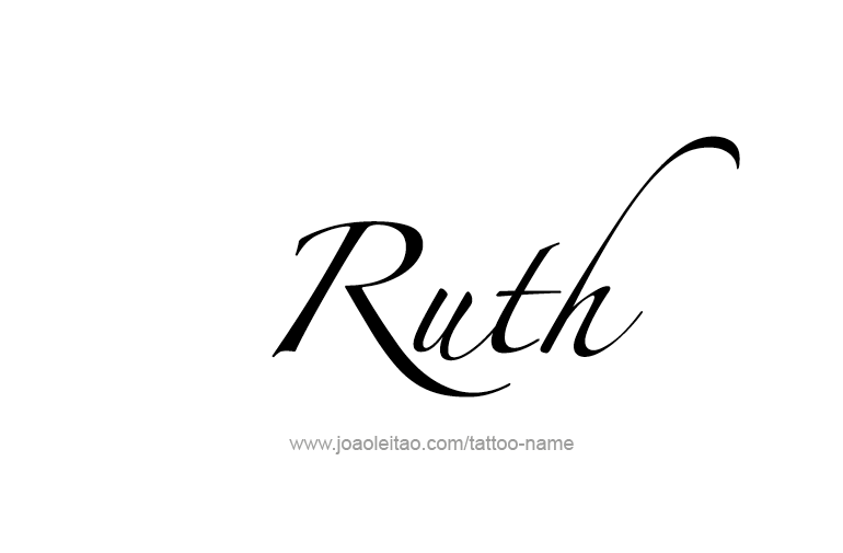 Tattoo Design Name Ruth  