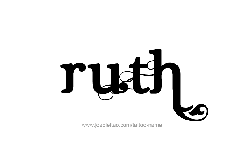 Tattoo Design Name Ruth  