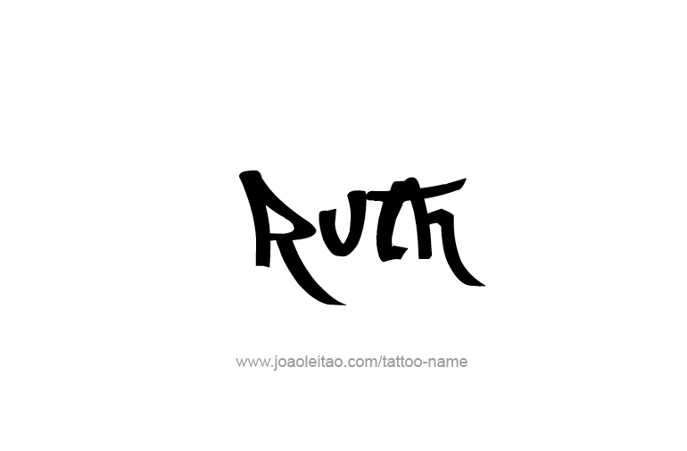 Tattoo Design Name Ruth  