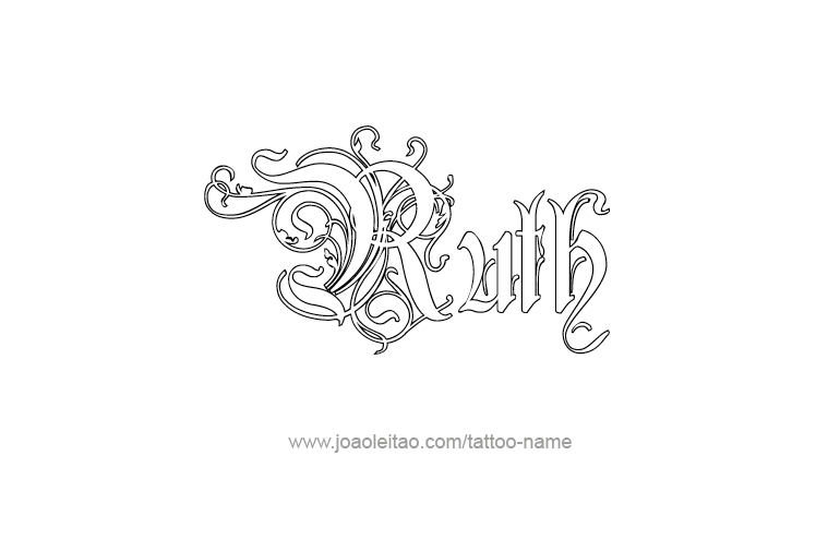 Tattoo Design Name Ruth  