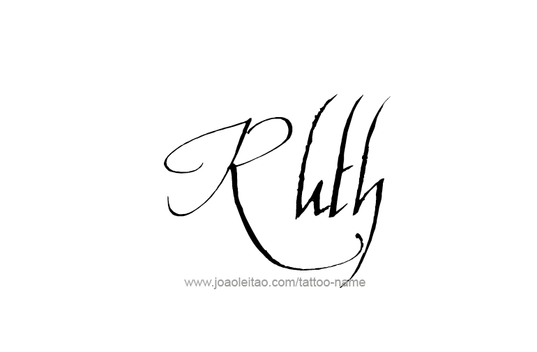 Tattoo Design Name Ruth  