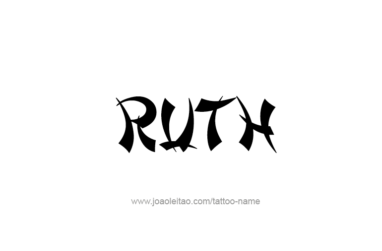 Tattoo Design Name Ruth