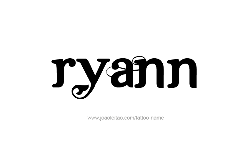 Tattoo Design Name Ryann  