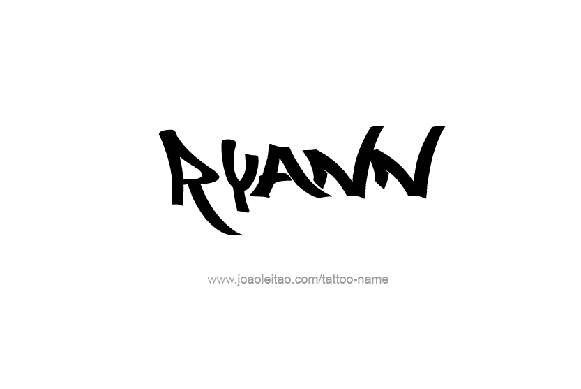 Tattoo Design Name Ryann  