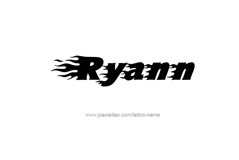 Tattoo Design Name Ryann  