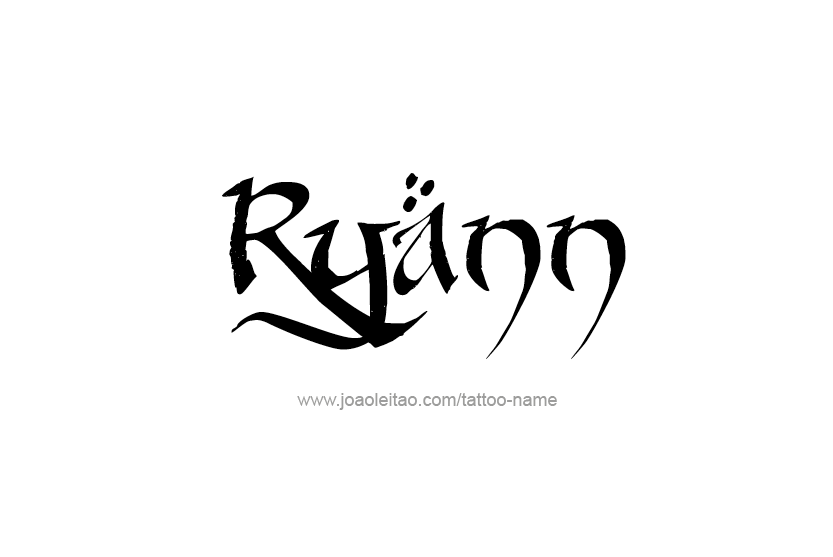 Tattoo Design Name Ryann  