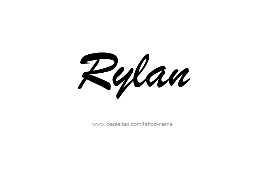 Tattoo Design Name Rylan  