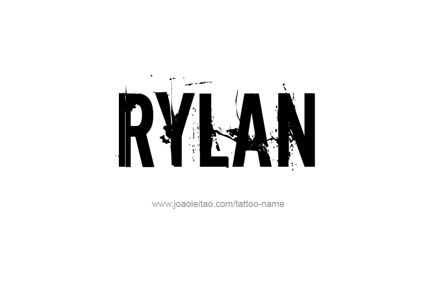 Tattoo Design Name Rylan  