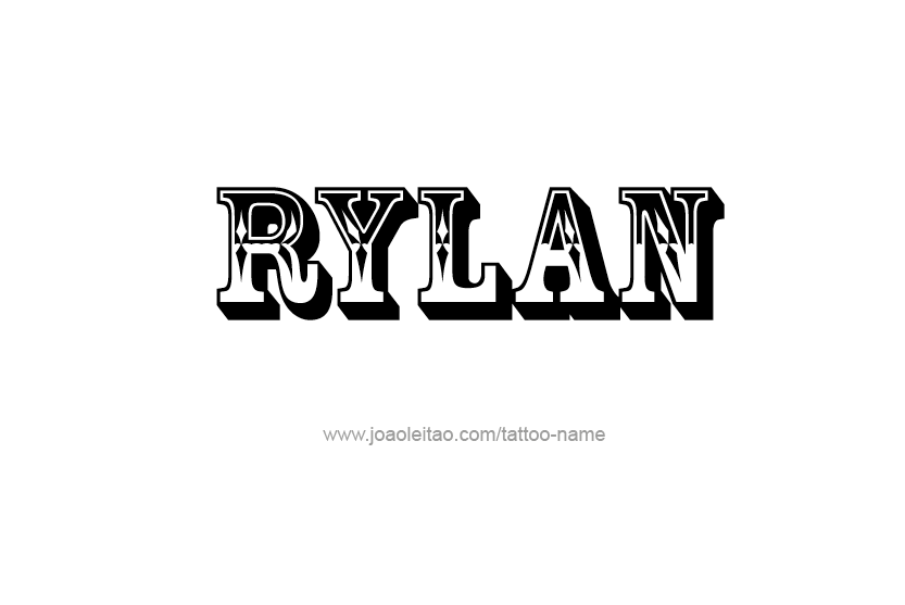 Tattoo Design Name Rylan  