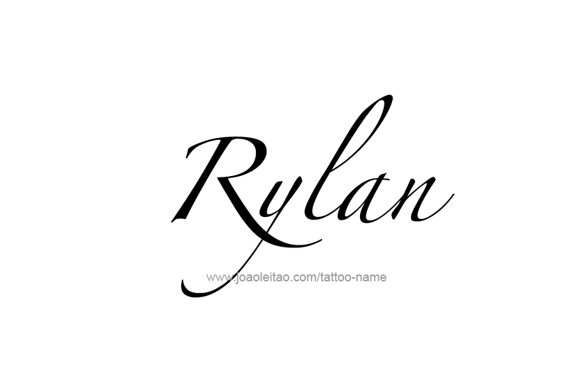 Tattoo Design Name Rylan  