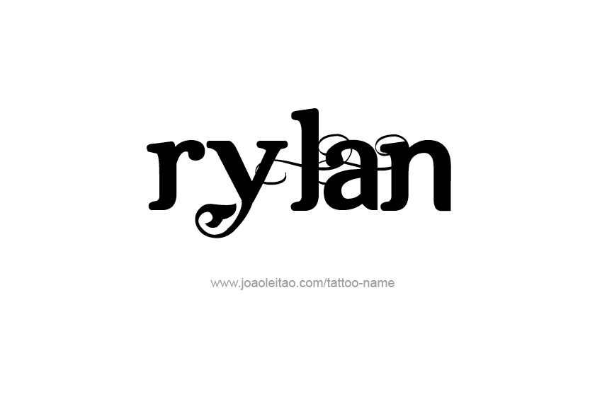 Tattoo Design Name Rylan  