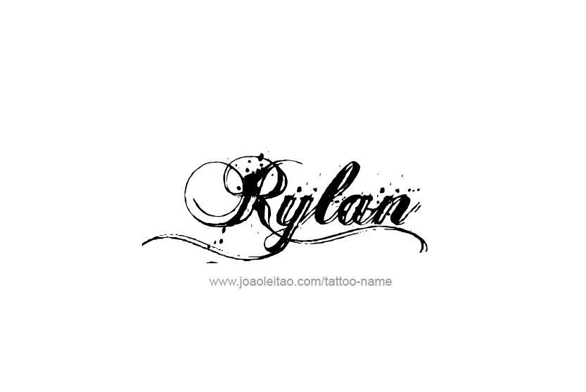 Rylan Name Tattoo Designs